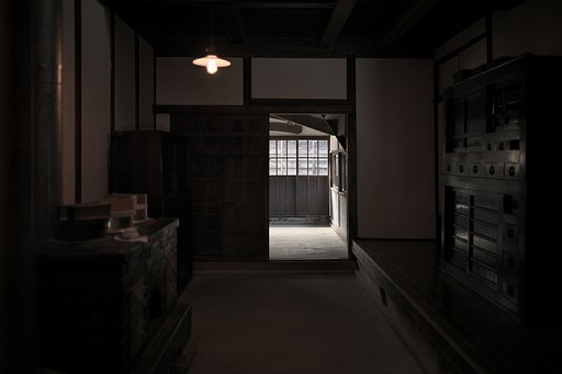 町家風の土間