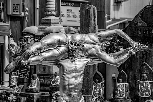 【白黒写真】銀粉ショー