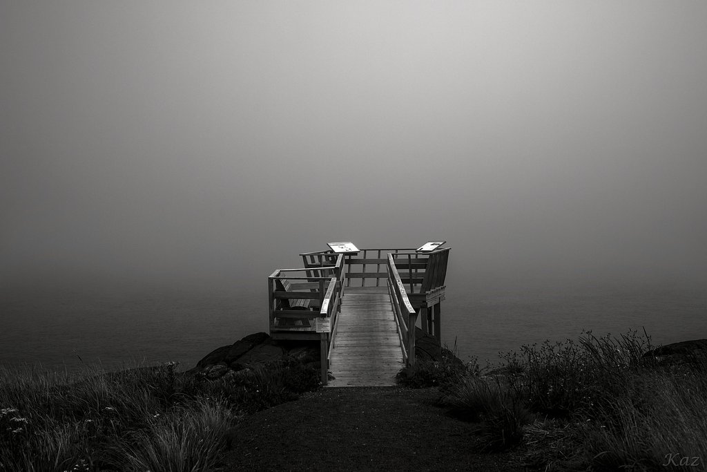 【白黒写真】絶景、かな？