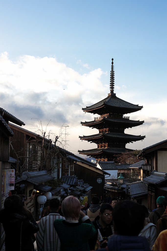 新春｢東山」風景