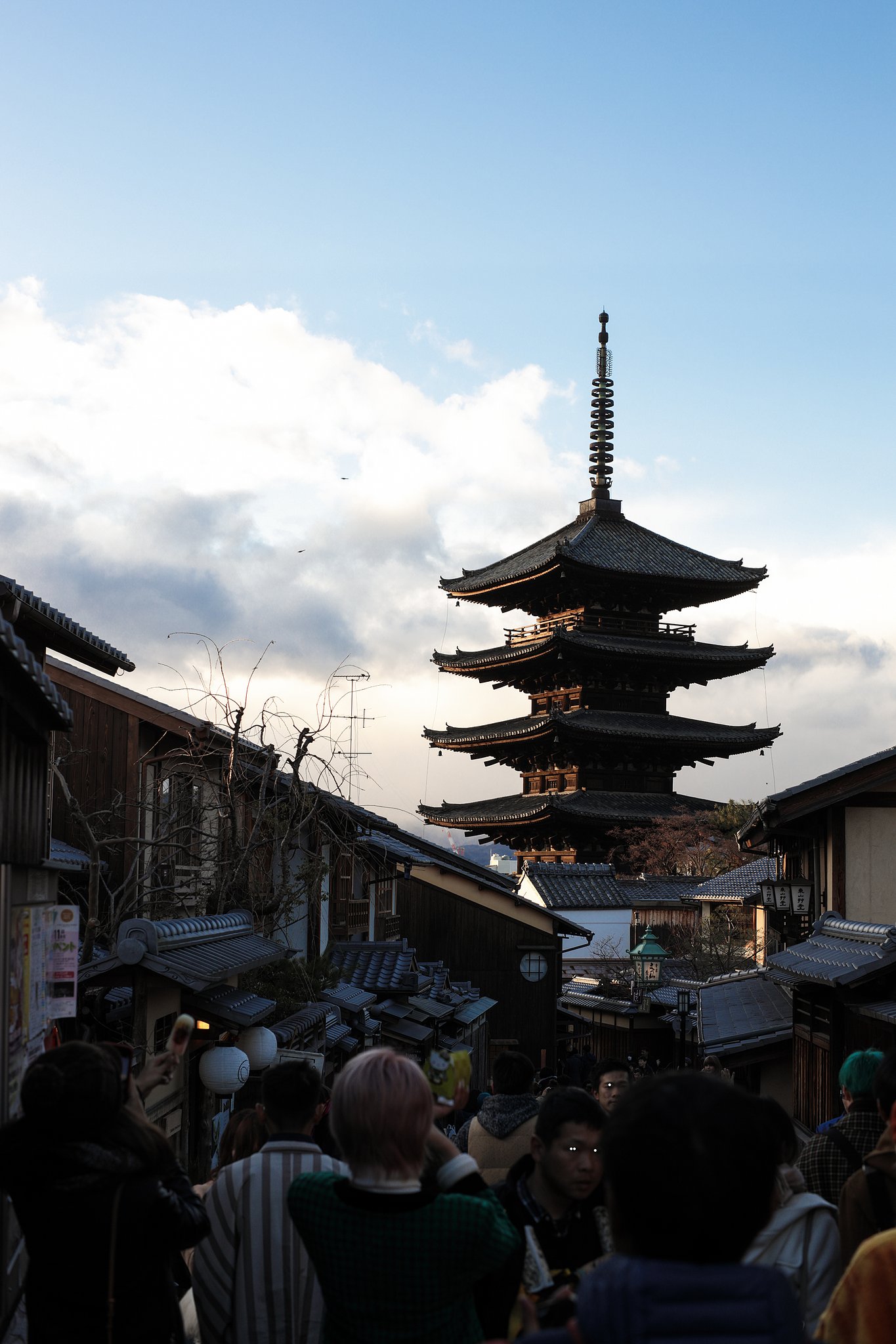 新春｢東山」風景