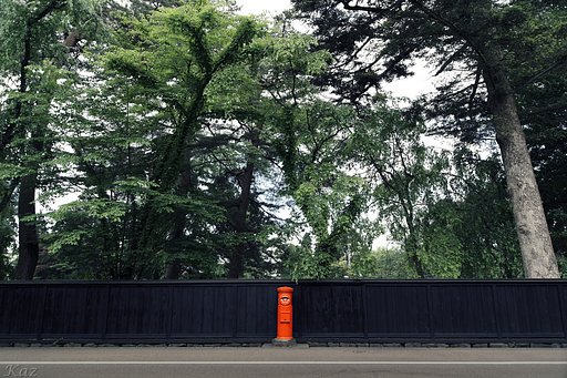 武家屋敷町内ポスト