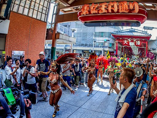 大須夏祭り　サンバパレード