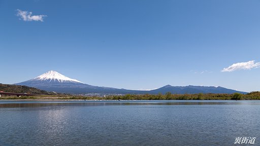 富士川西岸にて【１２x９】