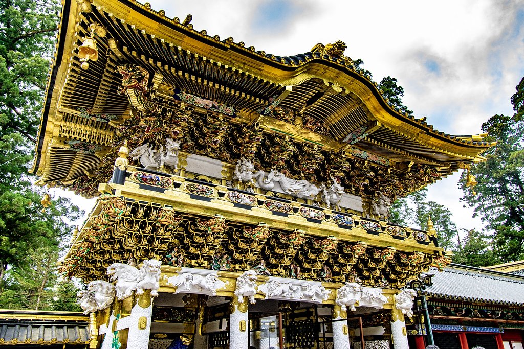【花・空のある写真】陽明門