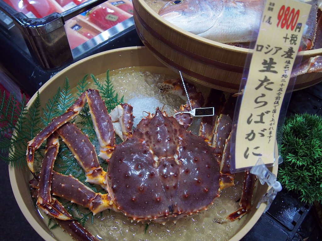 年末のスーパー