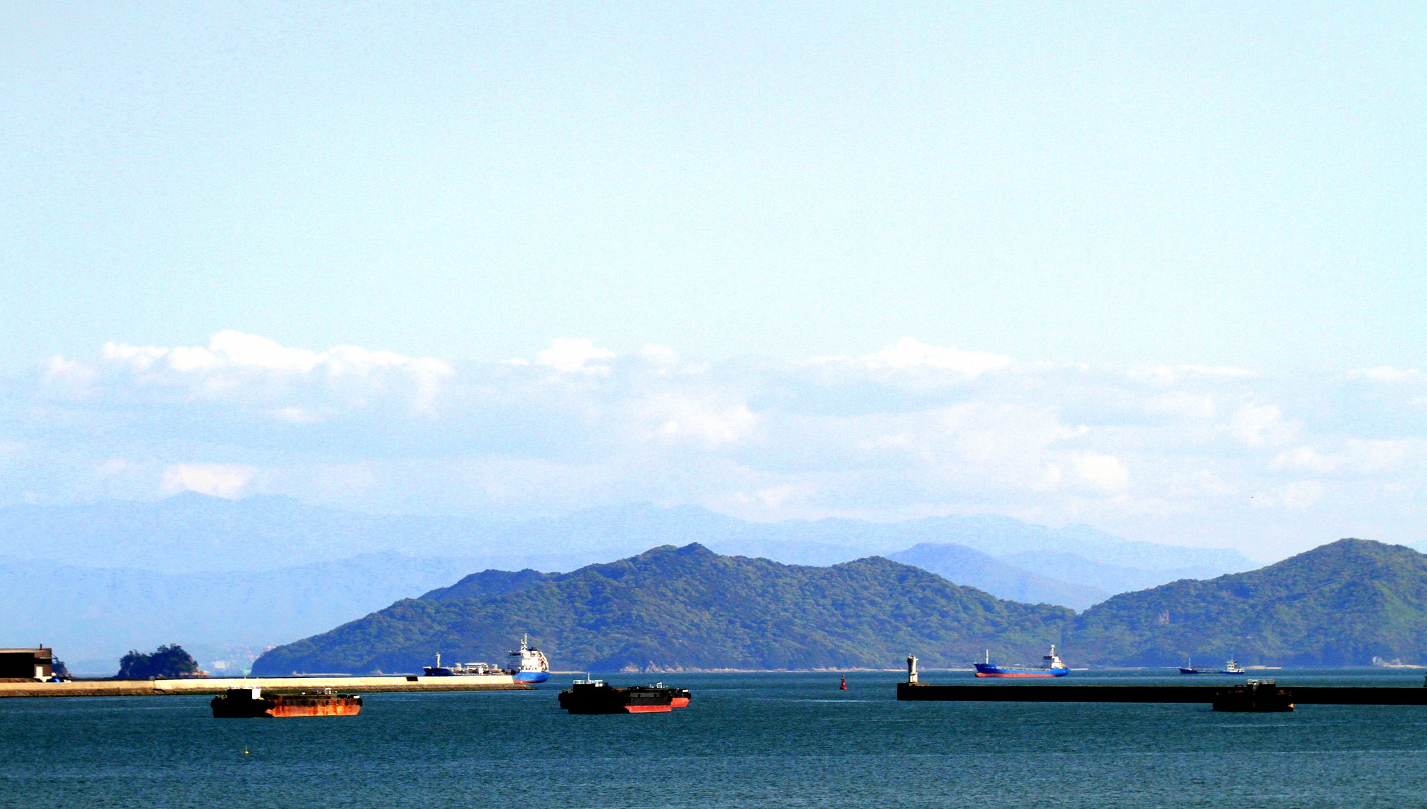 【どこでも空】空と海そして山