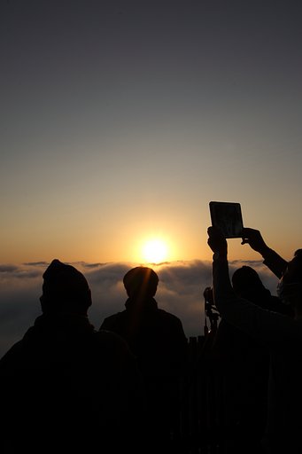 雲海の日の出