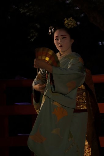 北野天満宮・上七軒歌舞会日本舞踊奉納