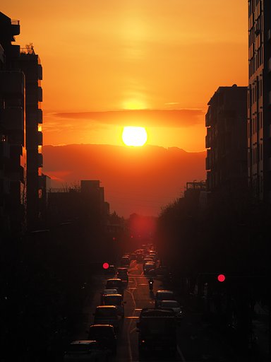夕富士