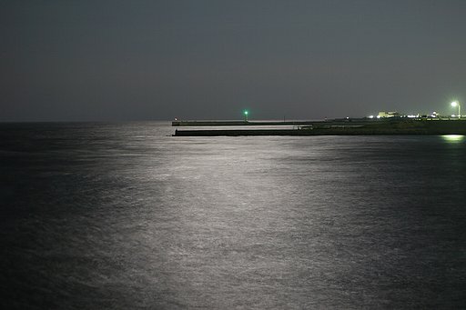 月光の海