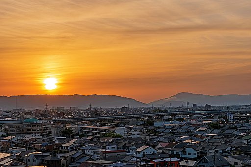 【自粛】5/17夕陽18：35