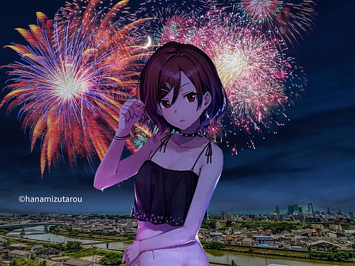 【夏】夏だ　花火だ　作ってみただ❣️