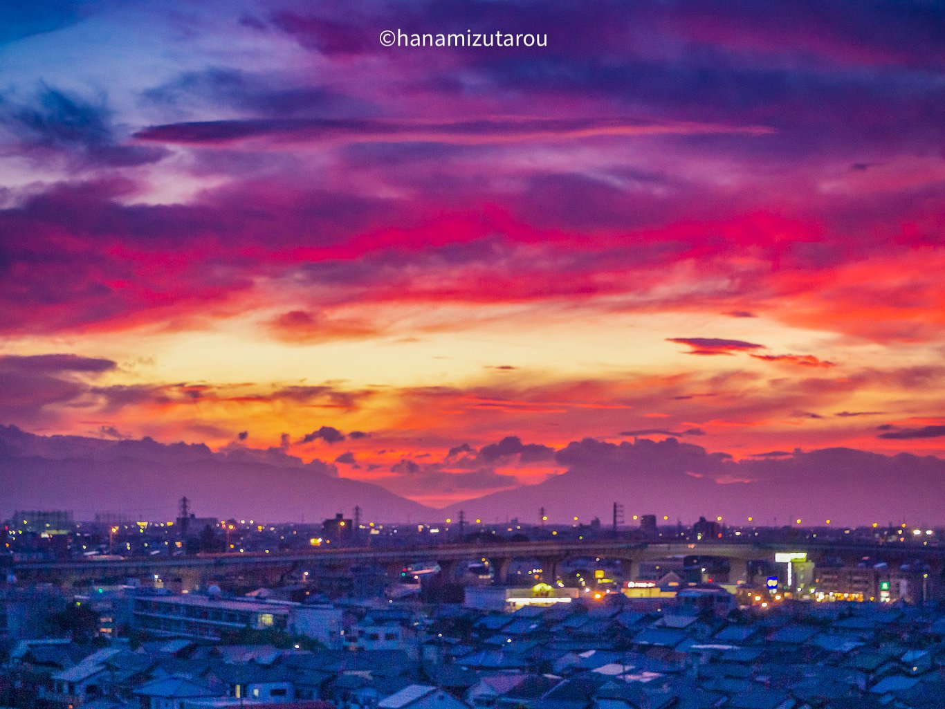 【夏】2021/07/16 夕焼け