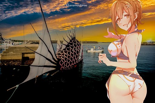 【続・夏・合成】鯛祭り2