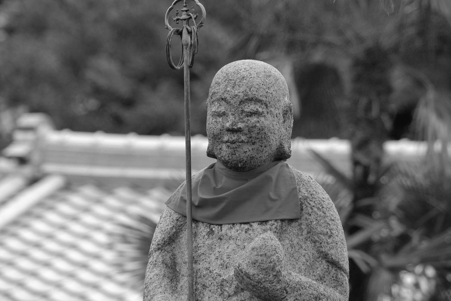 モノクロ地蔵
