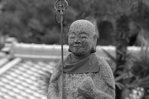 モノクロ地蔵