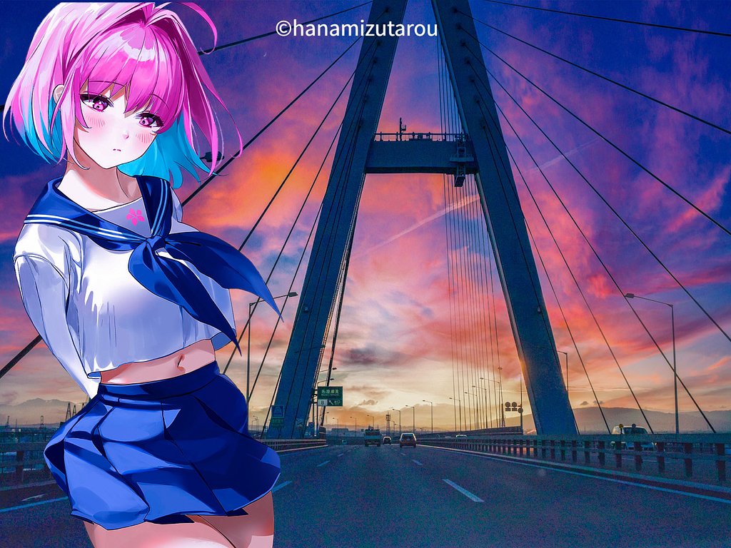 【夏】夕焼け