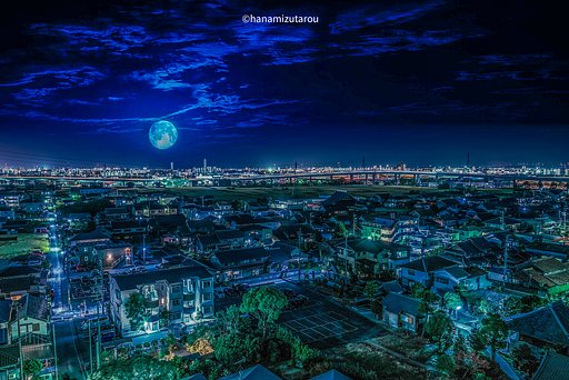 【情景】月夜晩