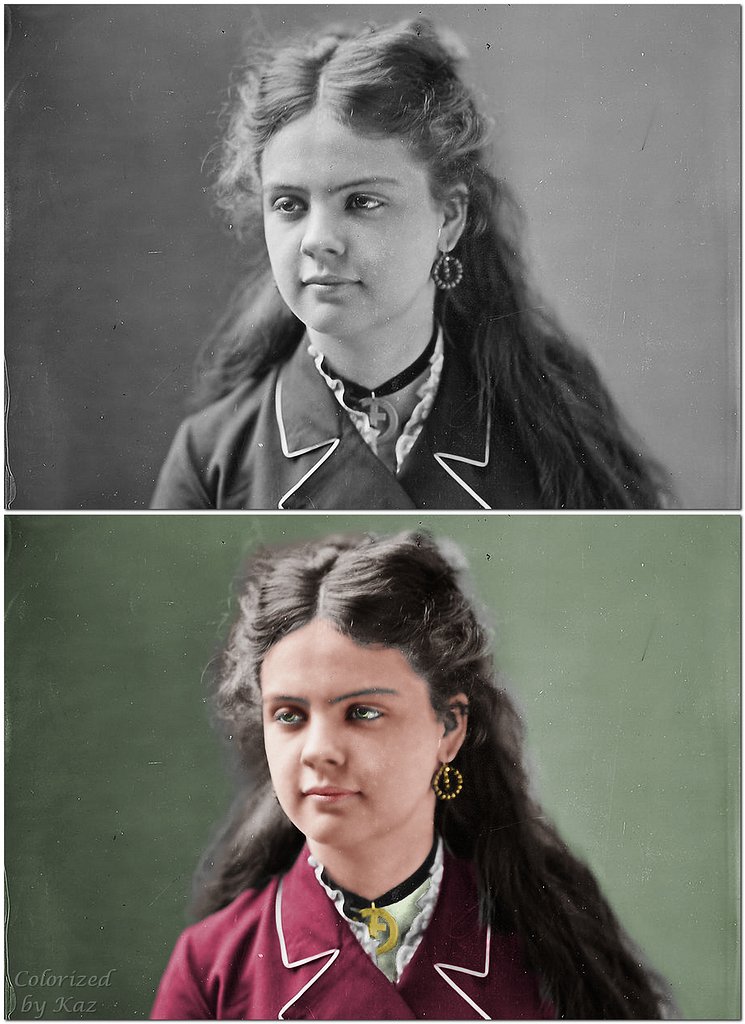 Colorized Old Portrait Photo 1