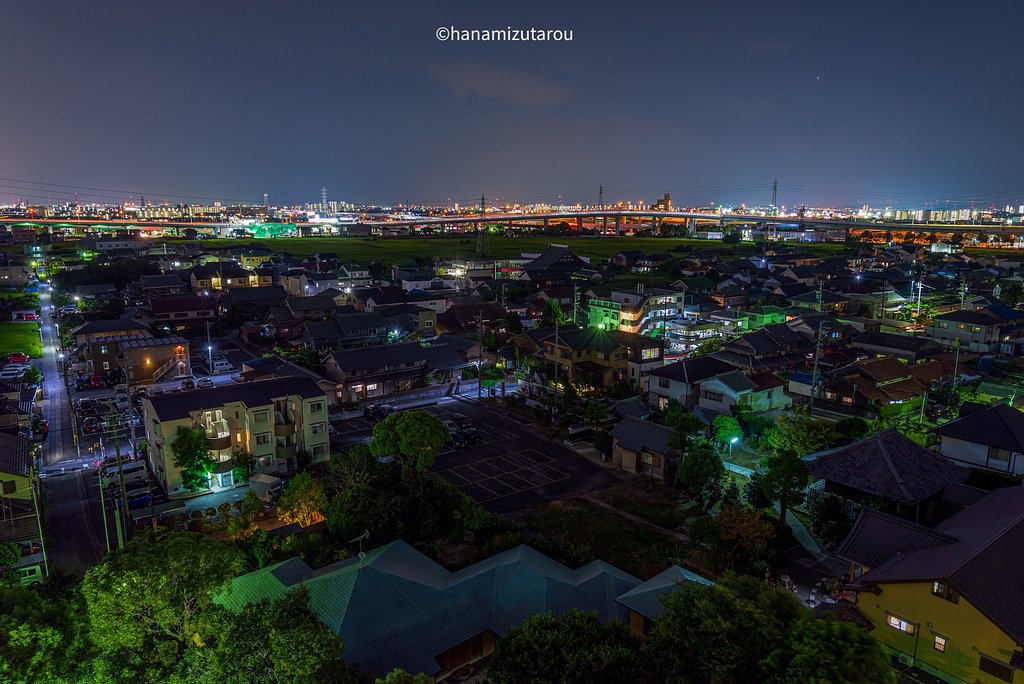 夜景を・・