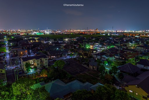 夜景を・・