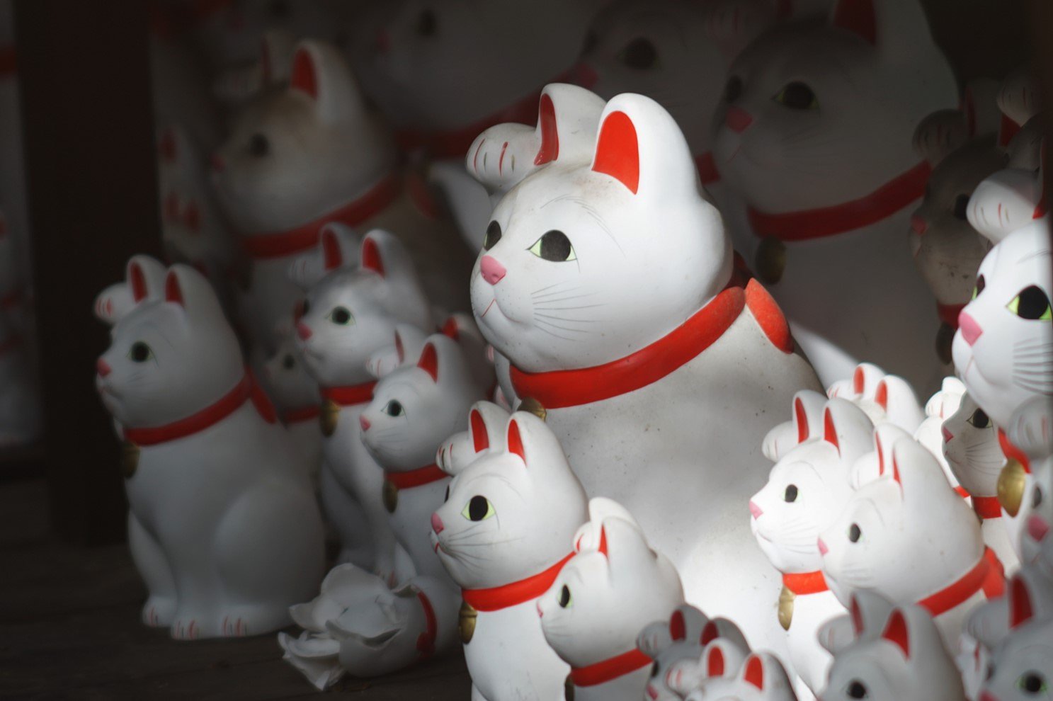 豪徳寺の招き猫