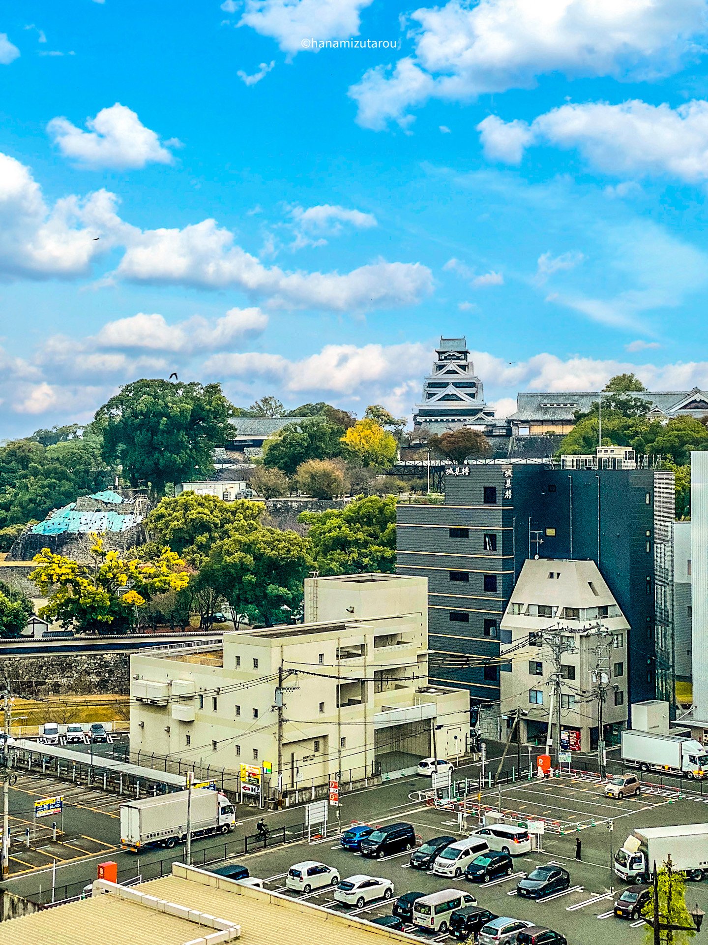 【銀杏】ホテルの部屋から