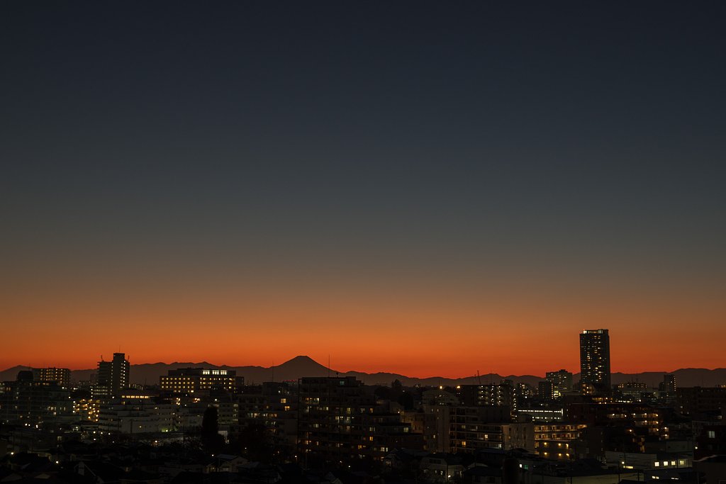 お疲れさん！の夕暮れ