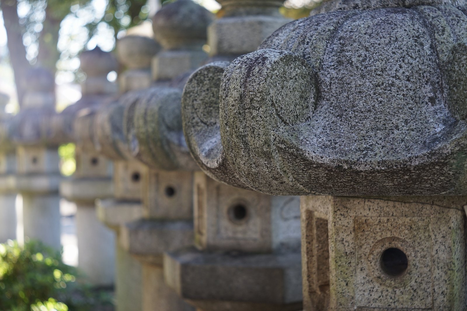 松陰神社にて