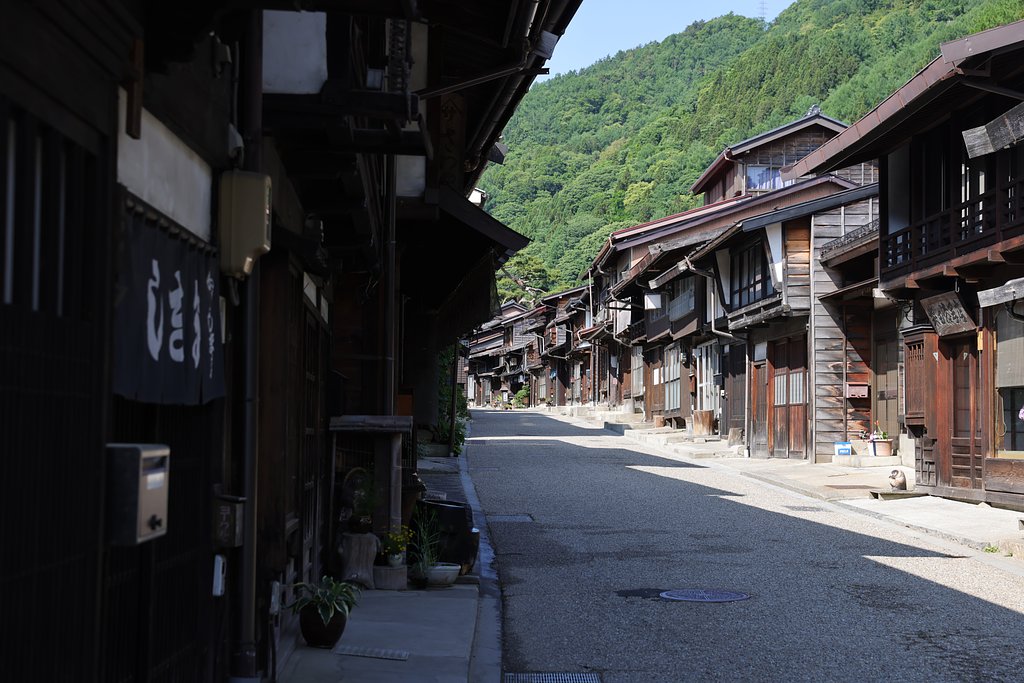 宿場町の朝