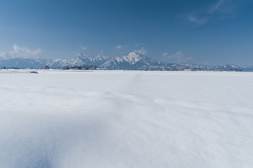 白と青の世界