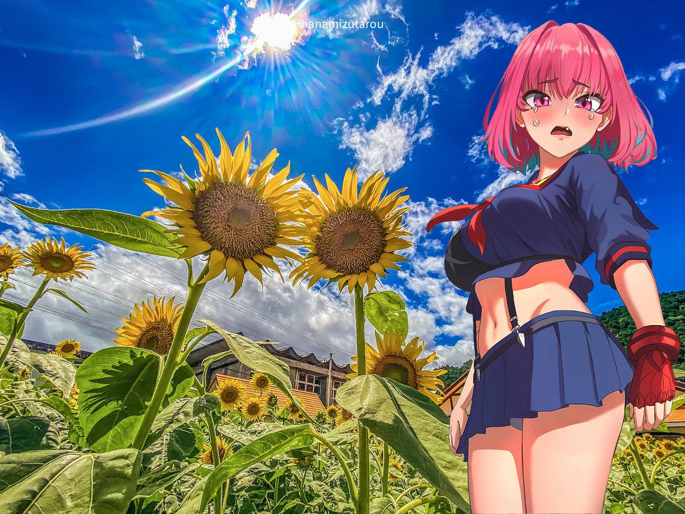 【続・夏・合成】暑い❣️