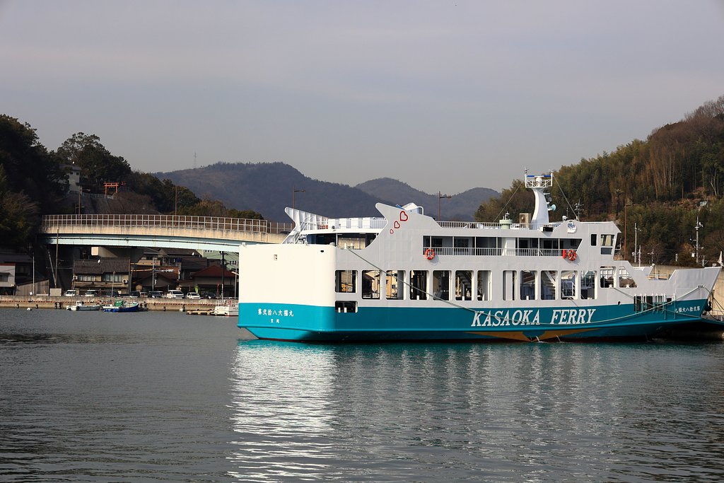 ここは瀬戸内笠岡港