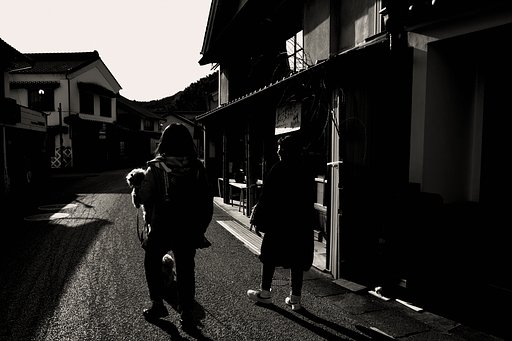 街道筋を散策