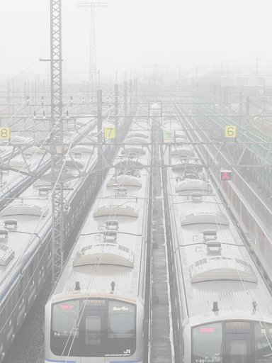 雨の色