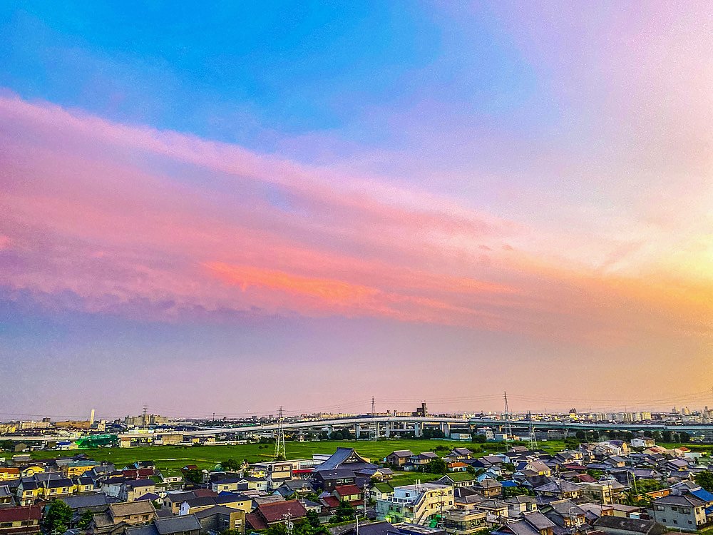 【自粛】南空の夕景余韻