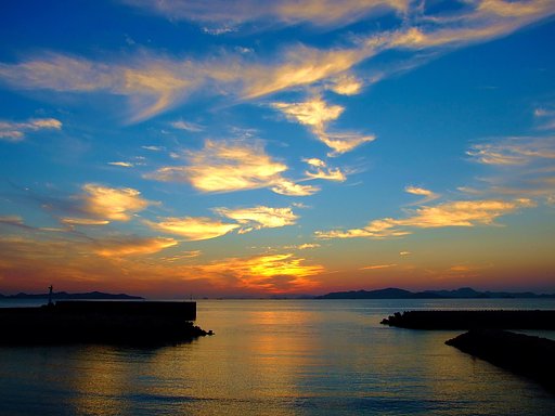 瀬戸の夕景 ２
