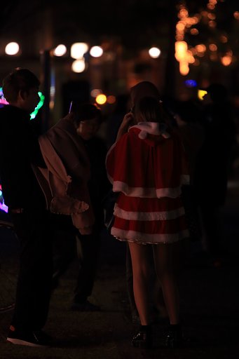 ミニスカサンタさんの夜
