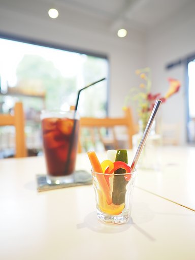 スムージーカレーセット、まずは前菜