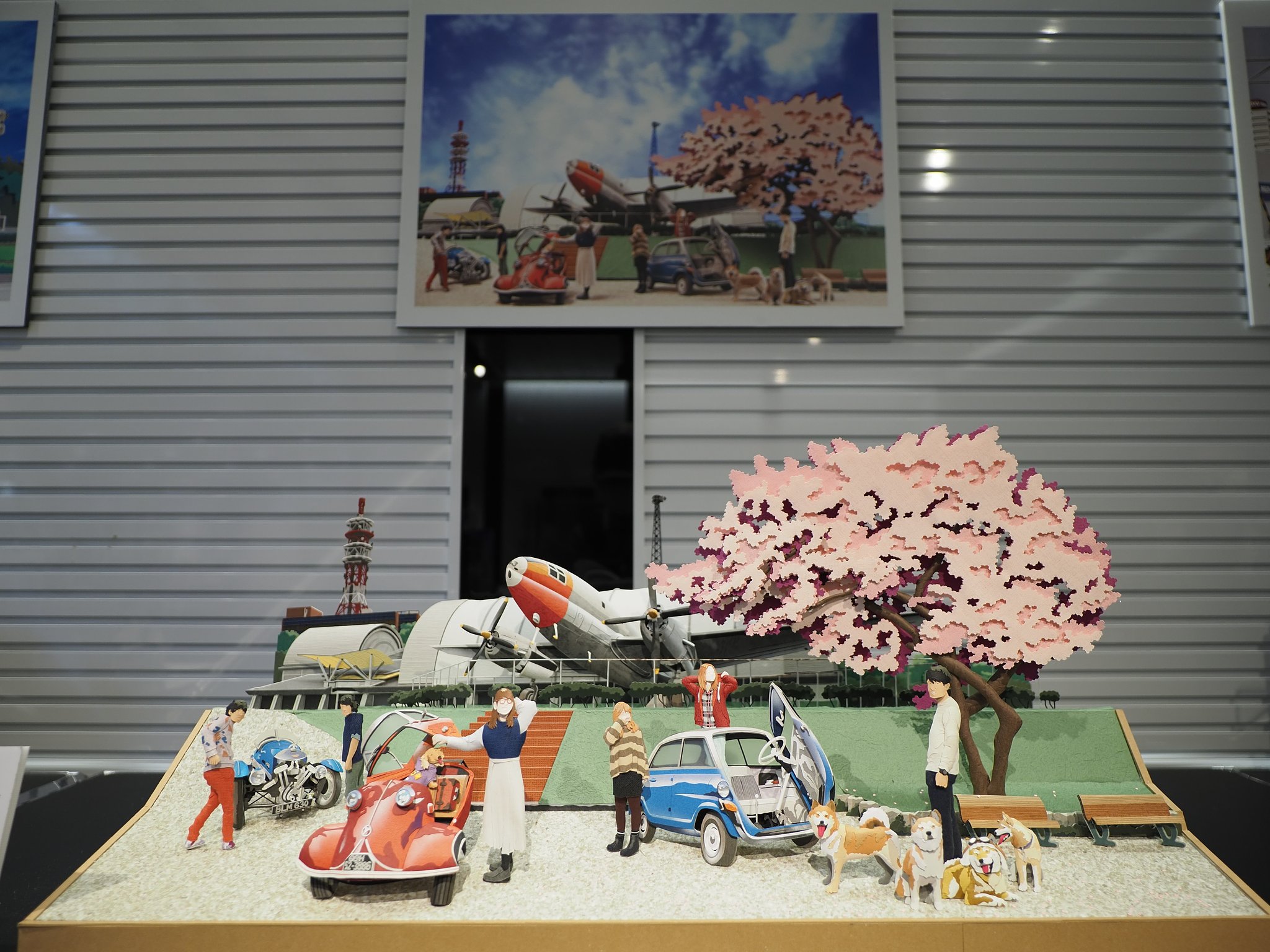 ペーパーアート「航空公園」