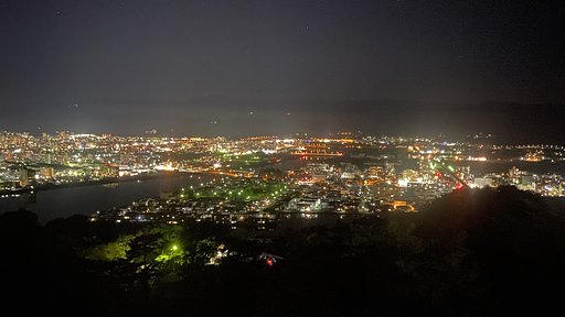 田舎の夜景