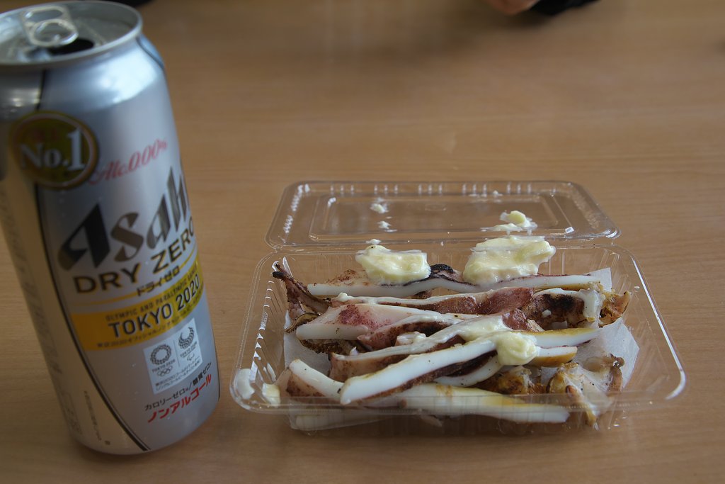 一夜干しのイカ焼き