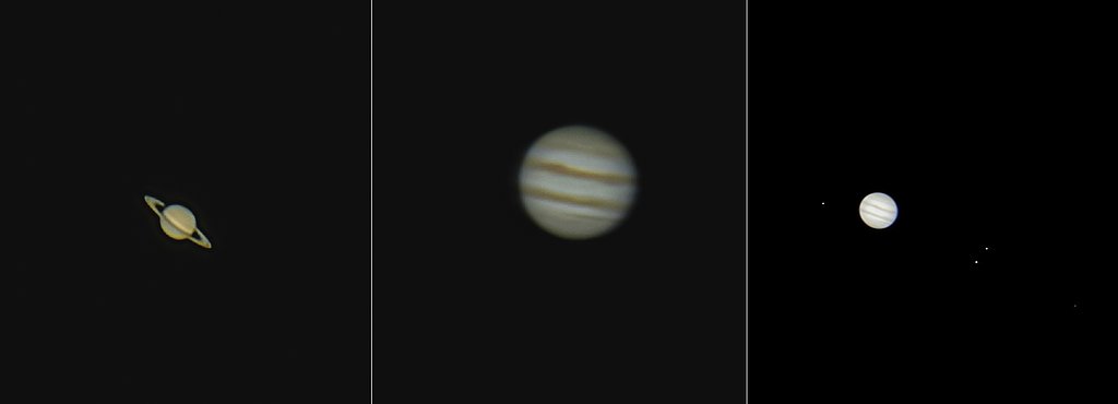 河口湖で見る惑星