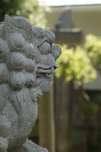 狛犬さんの表情