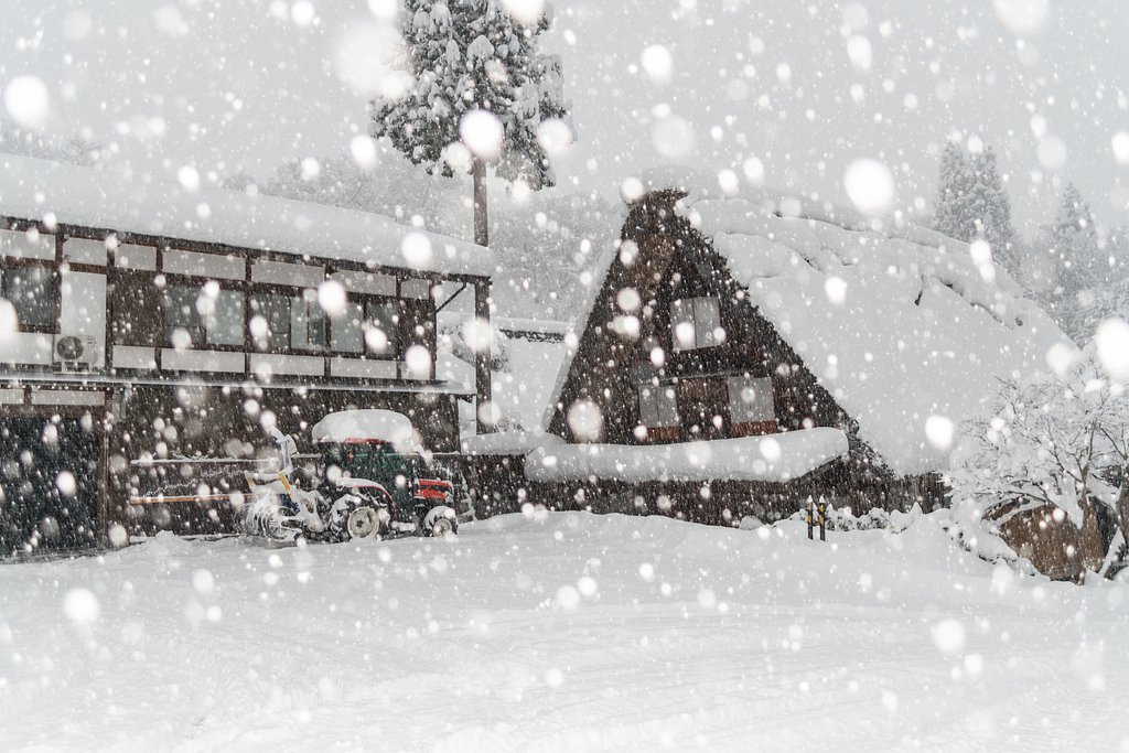 暖冬の大雪