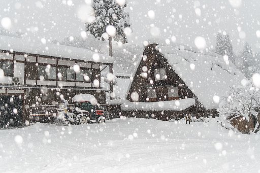 暖冬の大雪