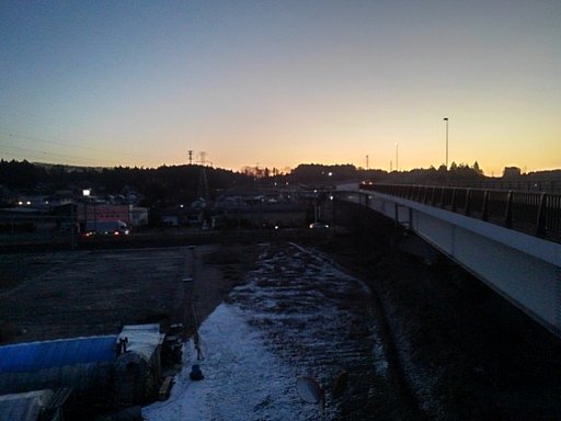 陸橋（1/10に撮影）
