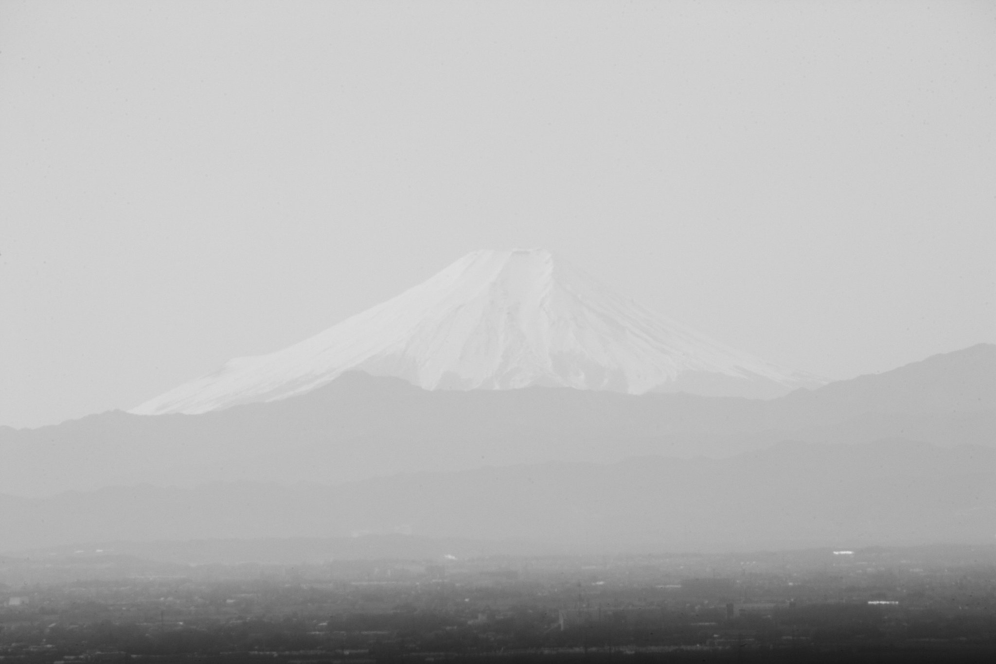 大平山から見た富士山