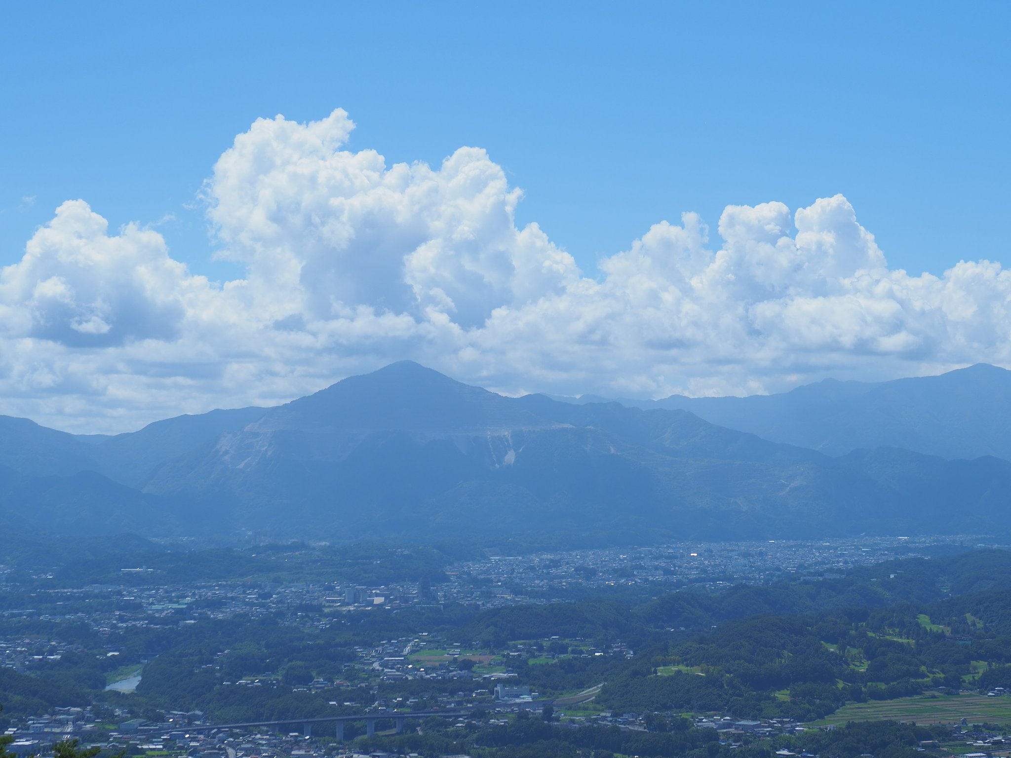 武甲山の夏姿